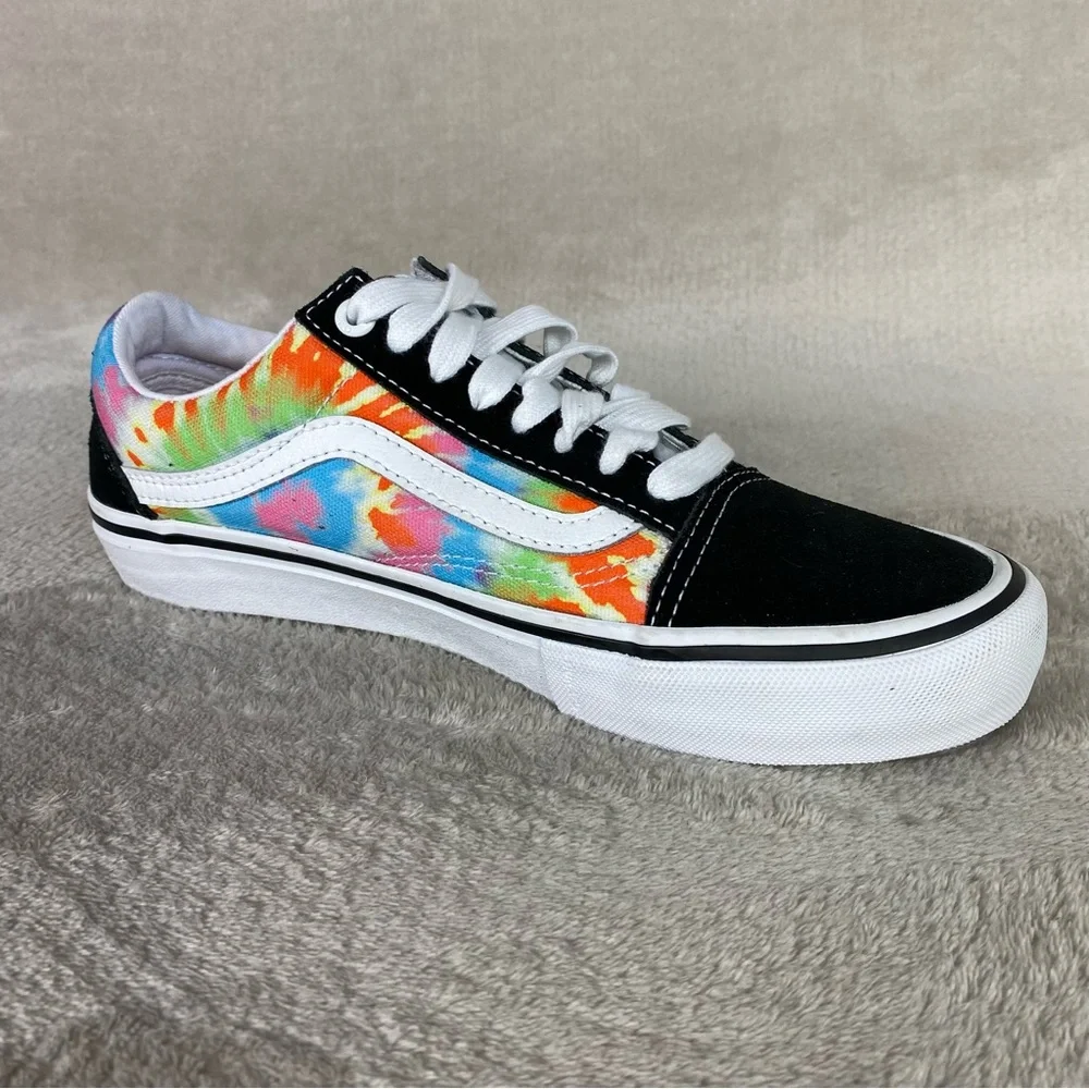 Vans x Santa Cruz Old Skool Pro Shoes Boys 4.5 Women 6 Tie Dye Skate Sneaker NEW